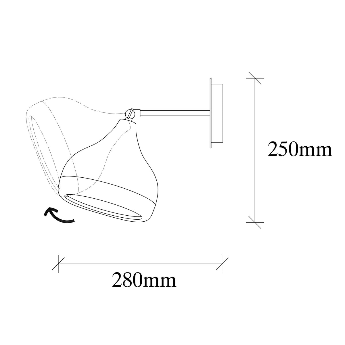 Zidna lampa, 892OPV1302