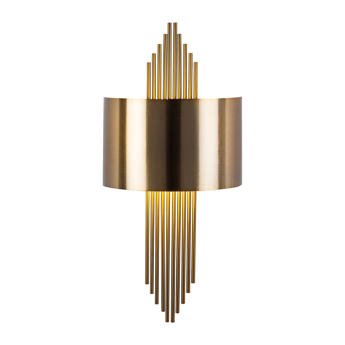 Zidna lampa VINT vintage, zlatna, metalna, 35 x 10 x 22 cm, ukupne dimenzije 75 x 10 x 22 cm, E27 40 W, 619 - A