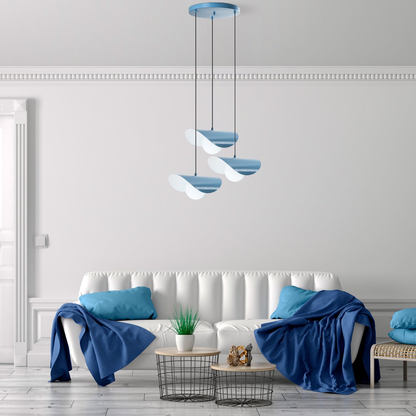 Luster BELLAMY, svjetlo plava boja