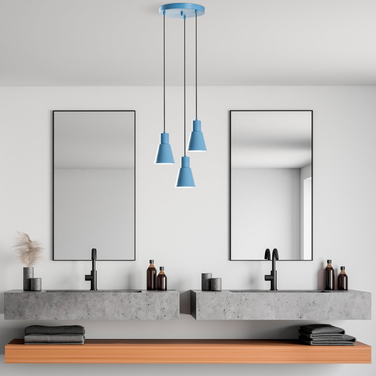 Luster JUSTICE, svjetlo plava boja