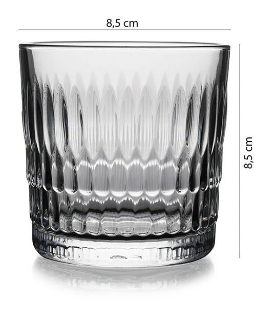 Set čaša (3 komada) 492, Prozirno