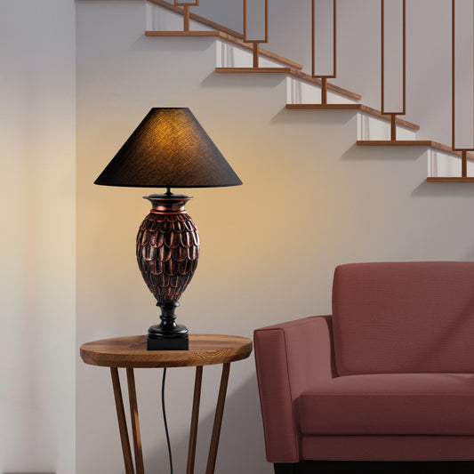 Stolna Lampa 627, Smeđa, Crna