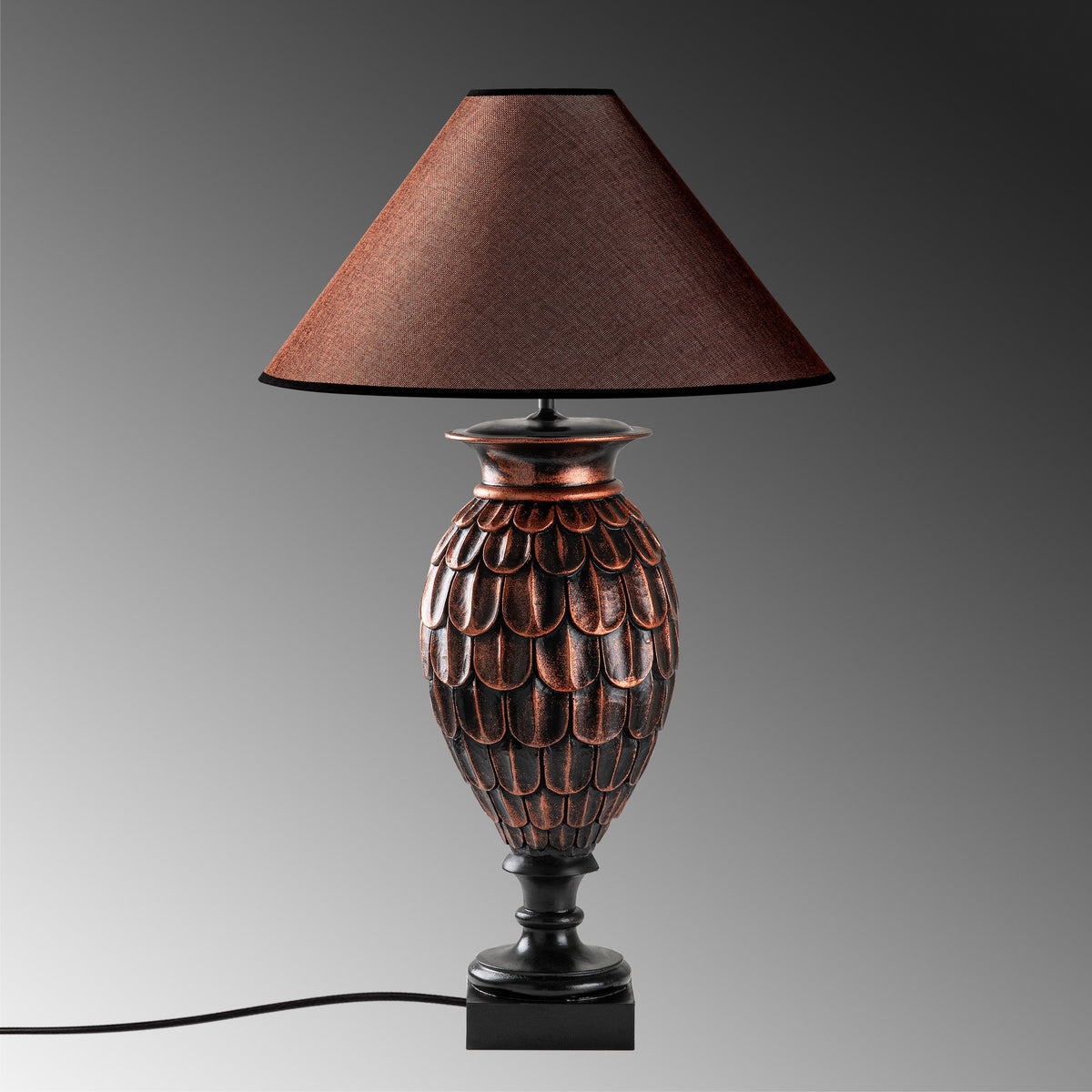 Stolna lampa 641, smeđa