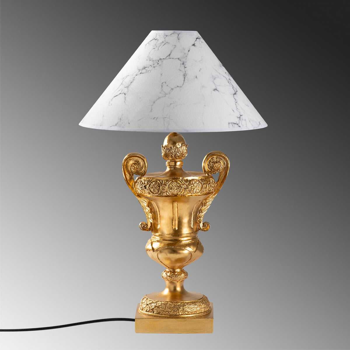 Stolna lampa 788, zlatna