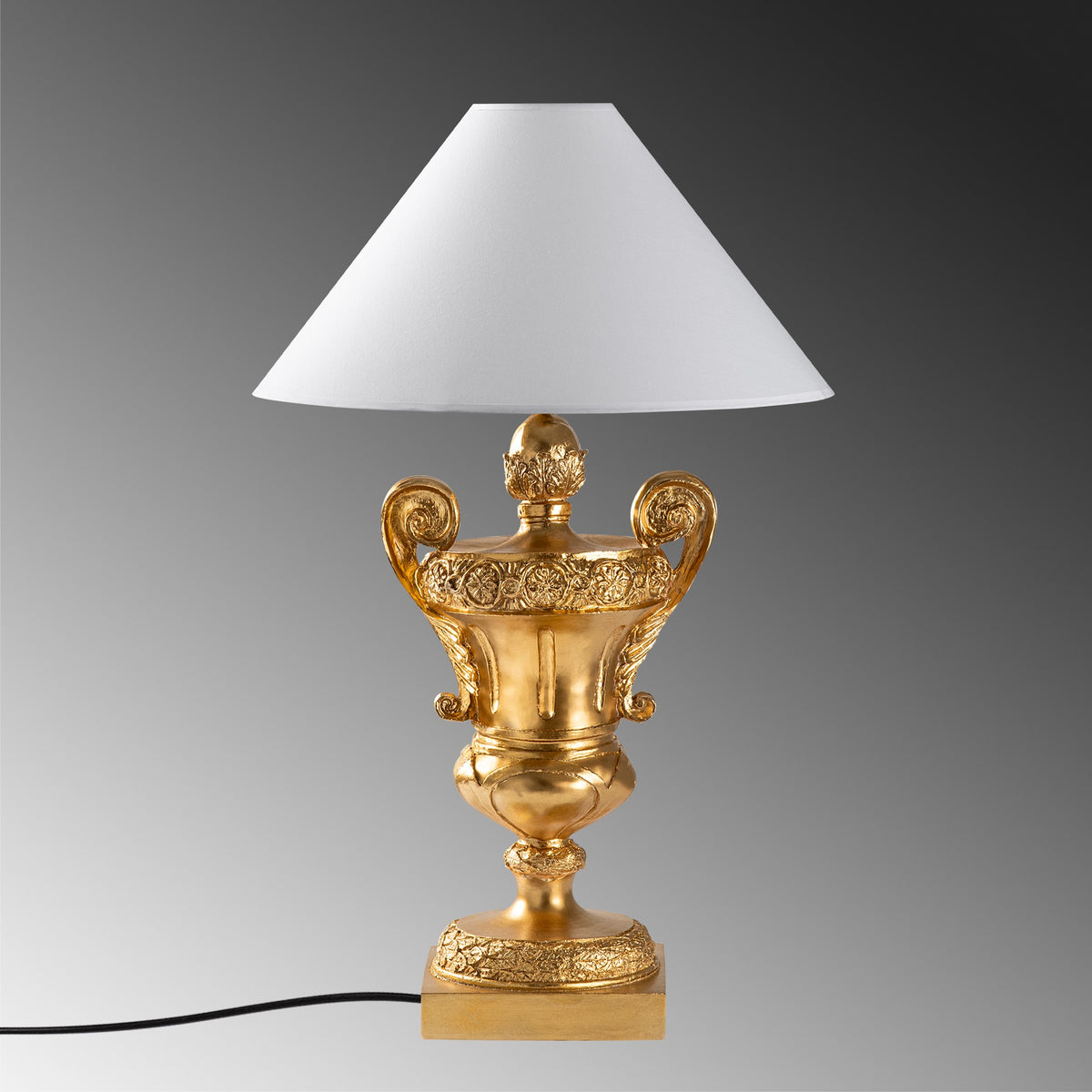 Stolna lampa 818, zlatna