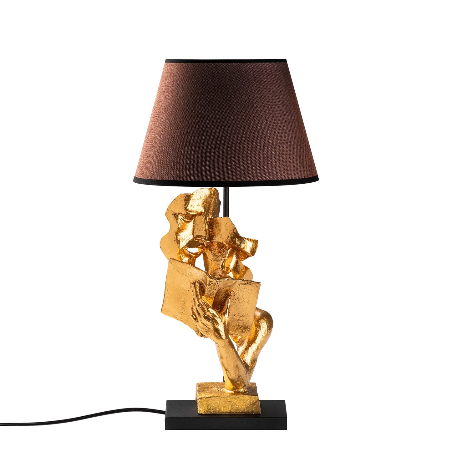 Stolna Lampa 832, Zlatna, Smeđa