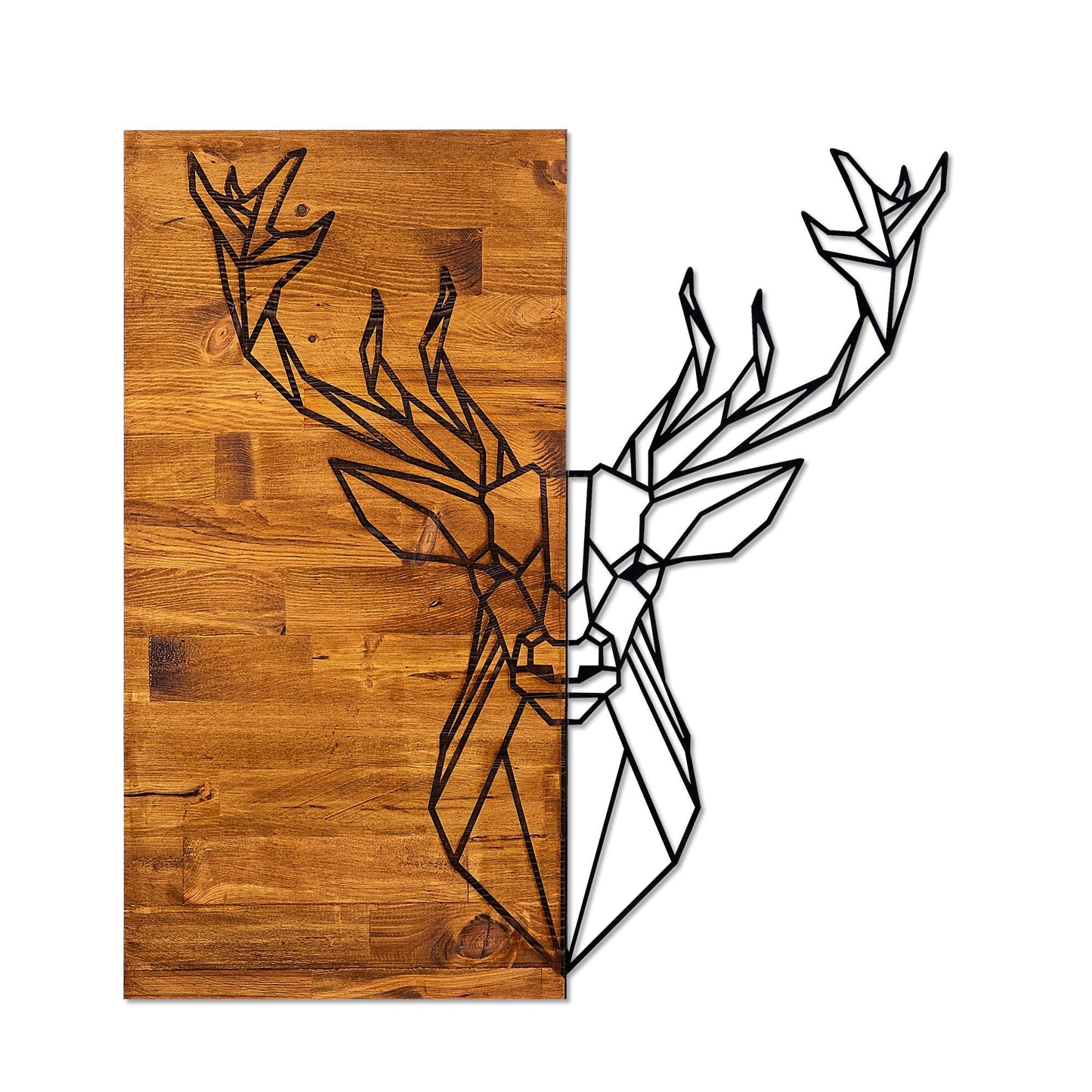 Ukrasni drveni zidni dodatak, Deer1