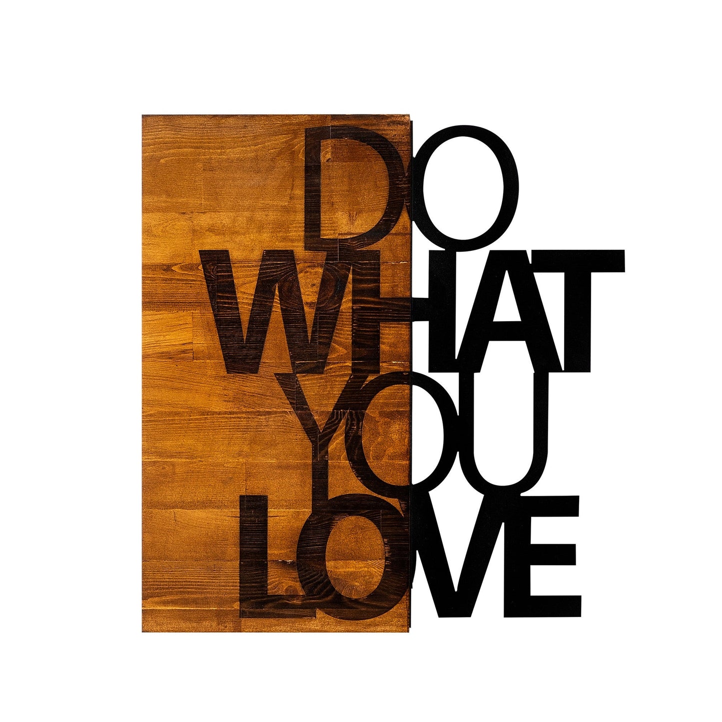 Ukrasni drveni zidni dodatak, Do What You Love