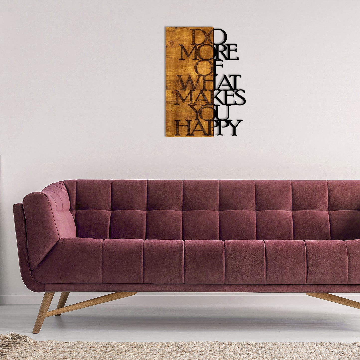 Zidna dekoracija drvena, Do More Of What Makes You Happy