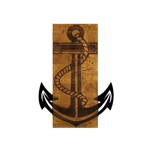 Drvena zidna dekoracija, Anchor