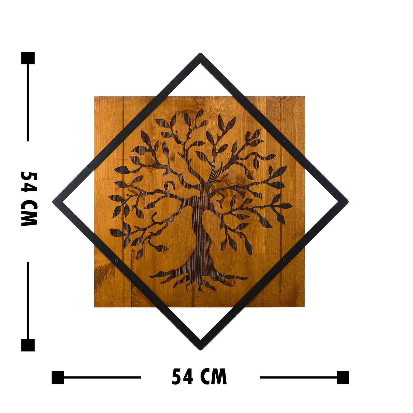 Drvena zidna dekoracija, Tree