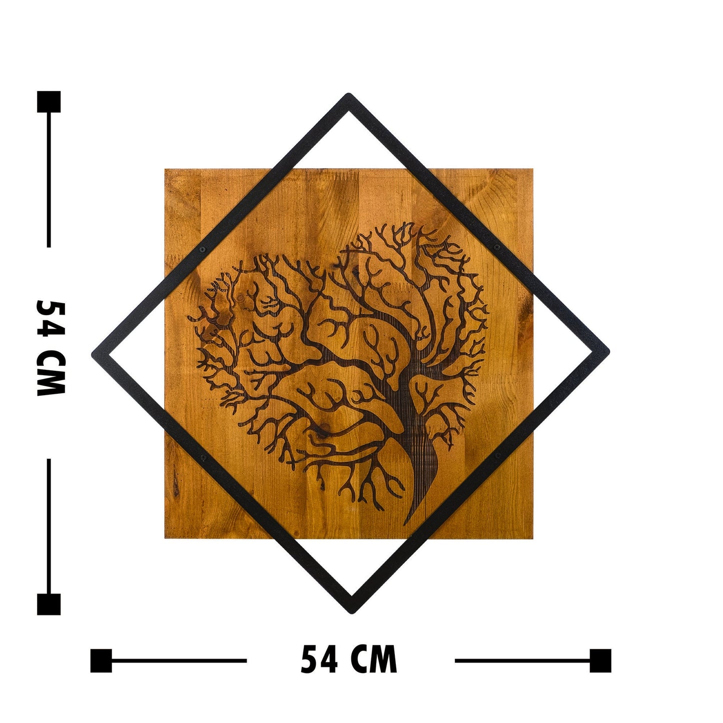 Ukrasni drveni zidni dodatak, Tree 2