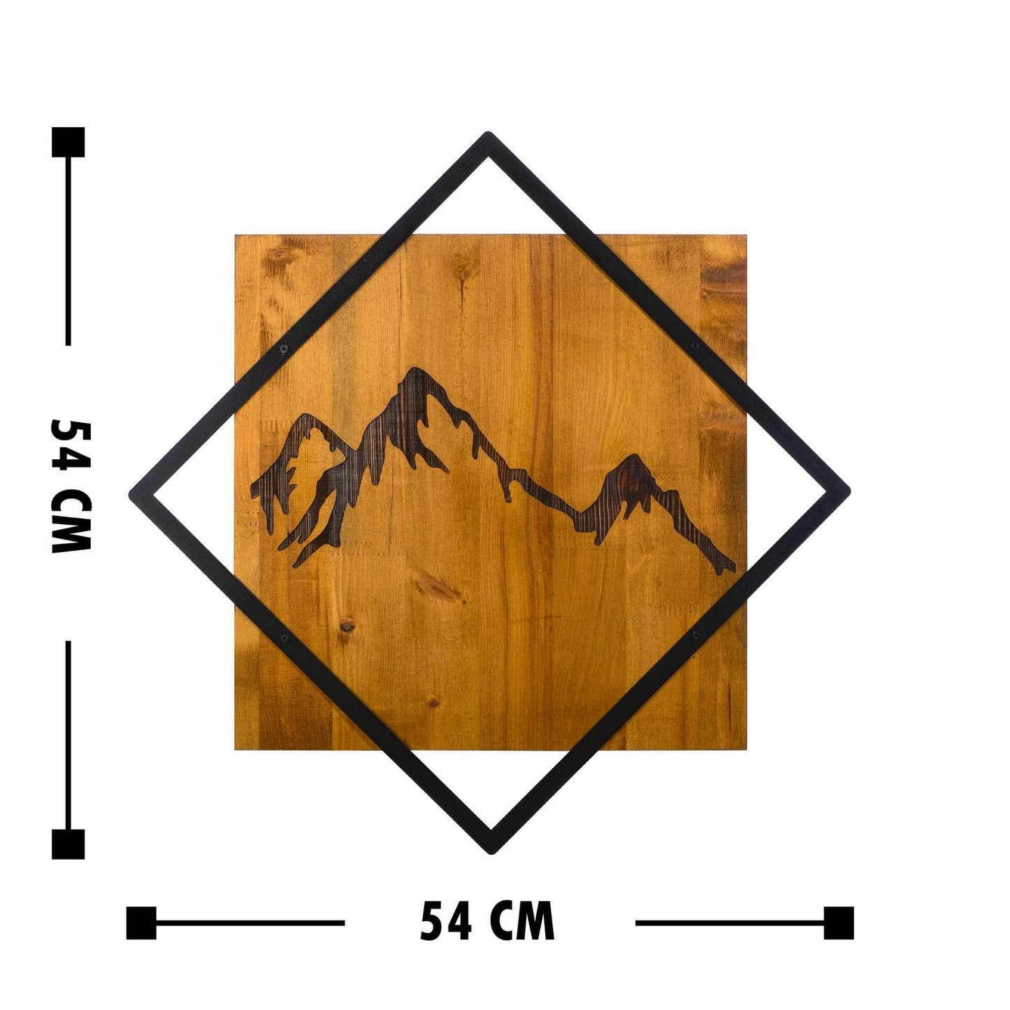 Ukrasni drveni zidni dodatak, Mountain 2