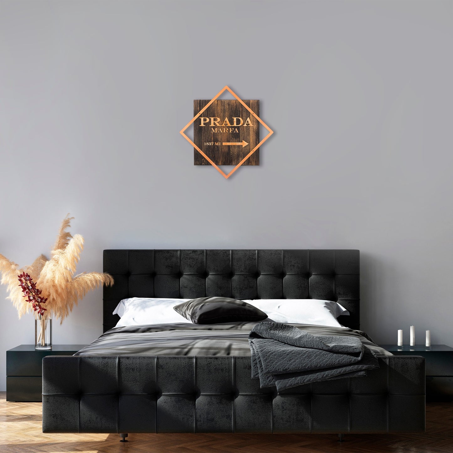 Drvena zidna dekoracija, Fashion - Copper