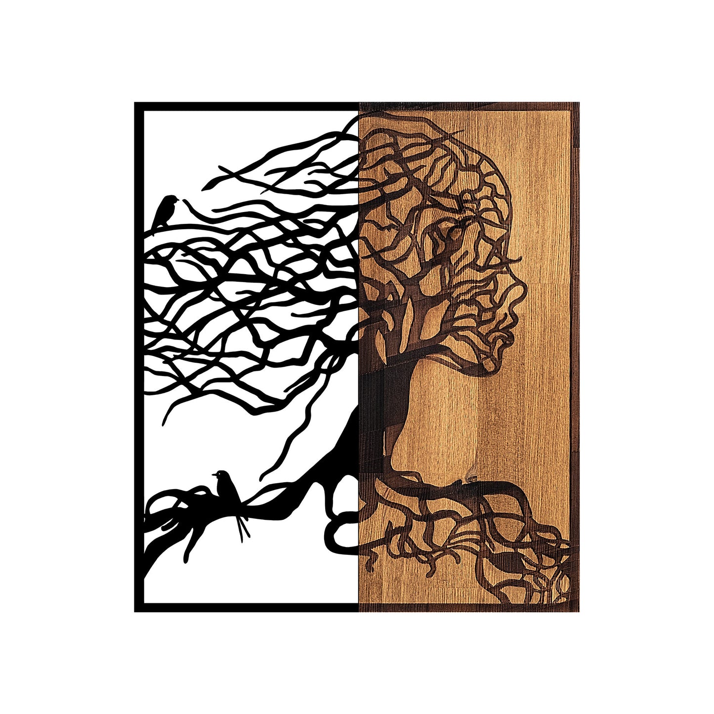Drvena zidna dekoracija, Tree Woman - 290