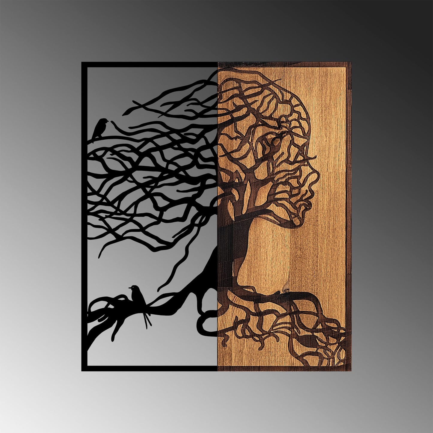 Drvena zidna dekoracija, Tree Woman - 290