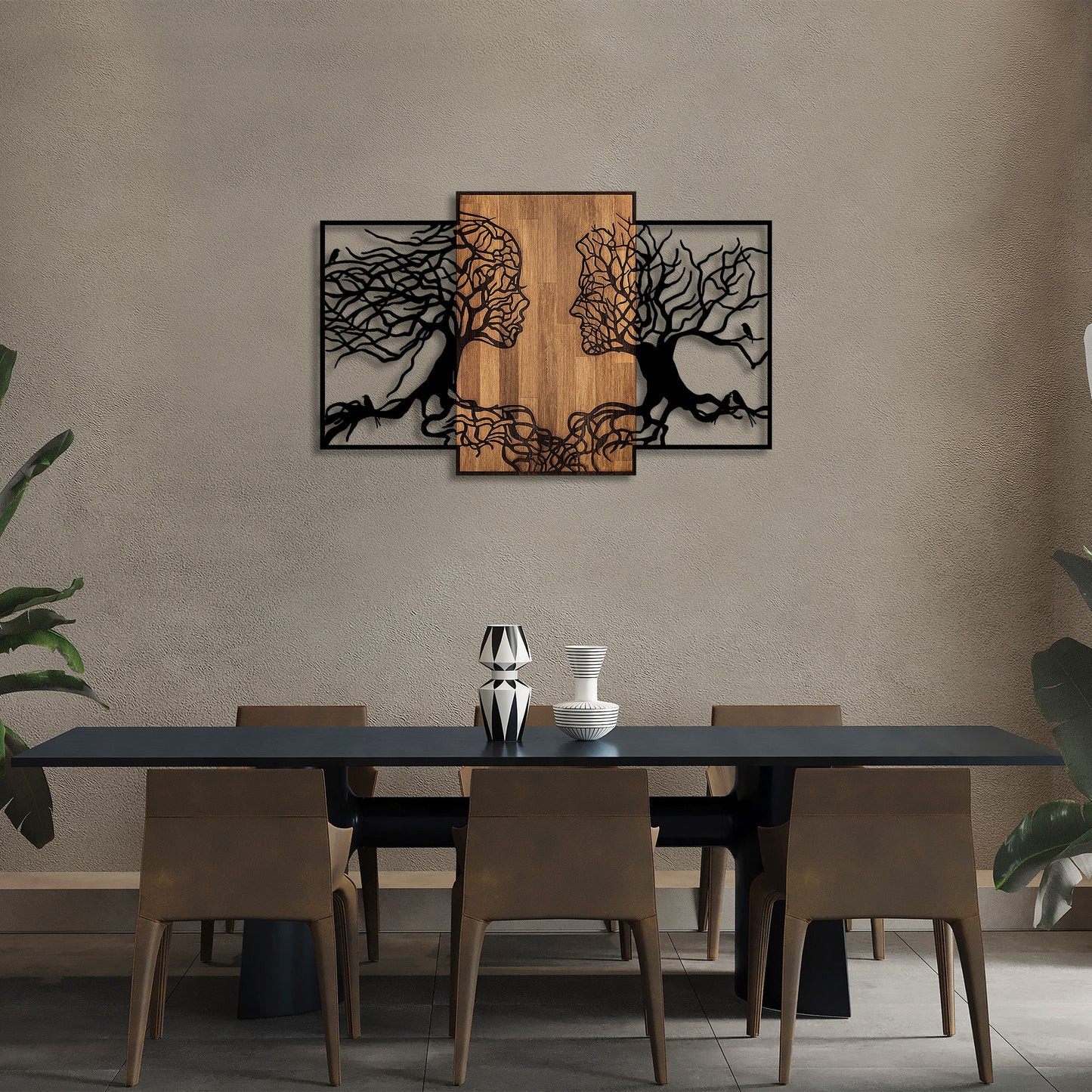 Drvena zidna dekoracija, Tree Love - 312
