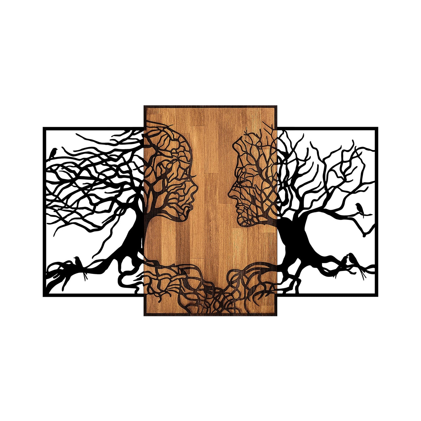 Drvena zidna dekoracija, Tree Love - 312
