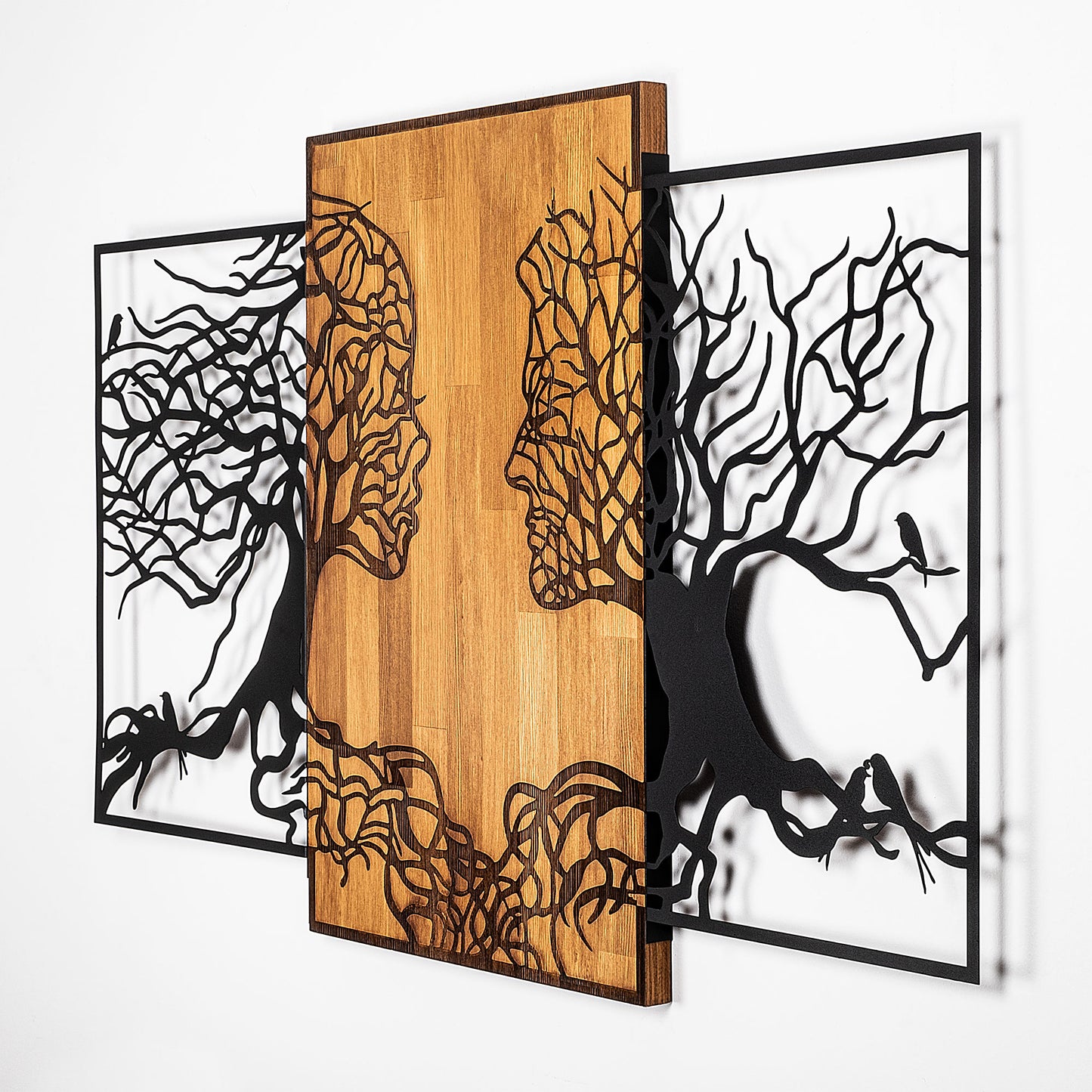 Drvena zidna dekoracija, Tree Love - 312
