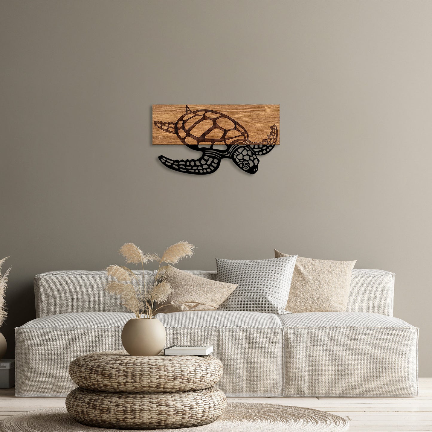 Drvena zidna dekoracija, Caretta Caretta  - 314