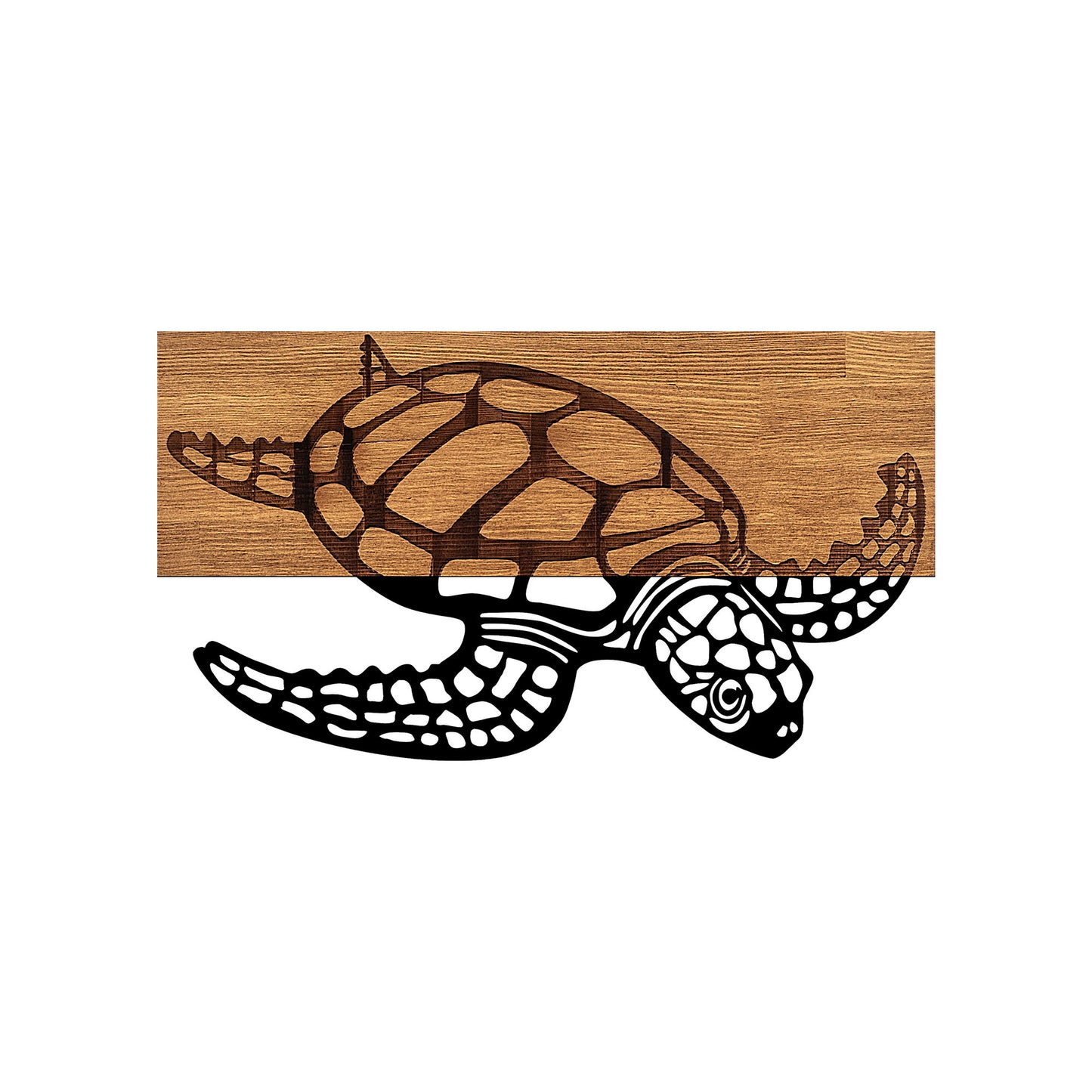 Drvena zidna dekoracija, Caretta Caretta  - 314