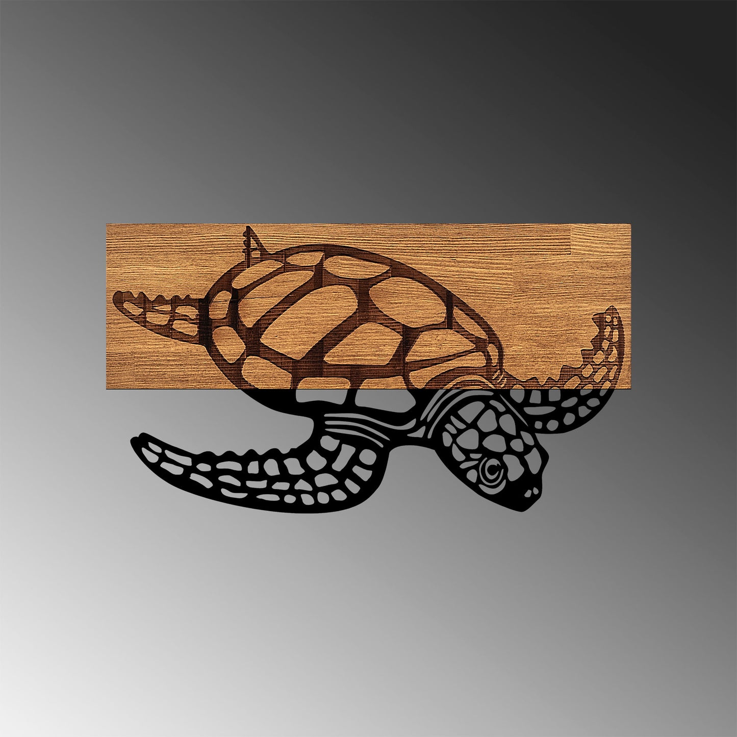 Drvena zidna dekoracija, Caretta Caretta  - 314