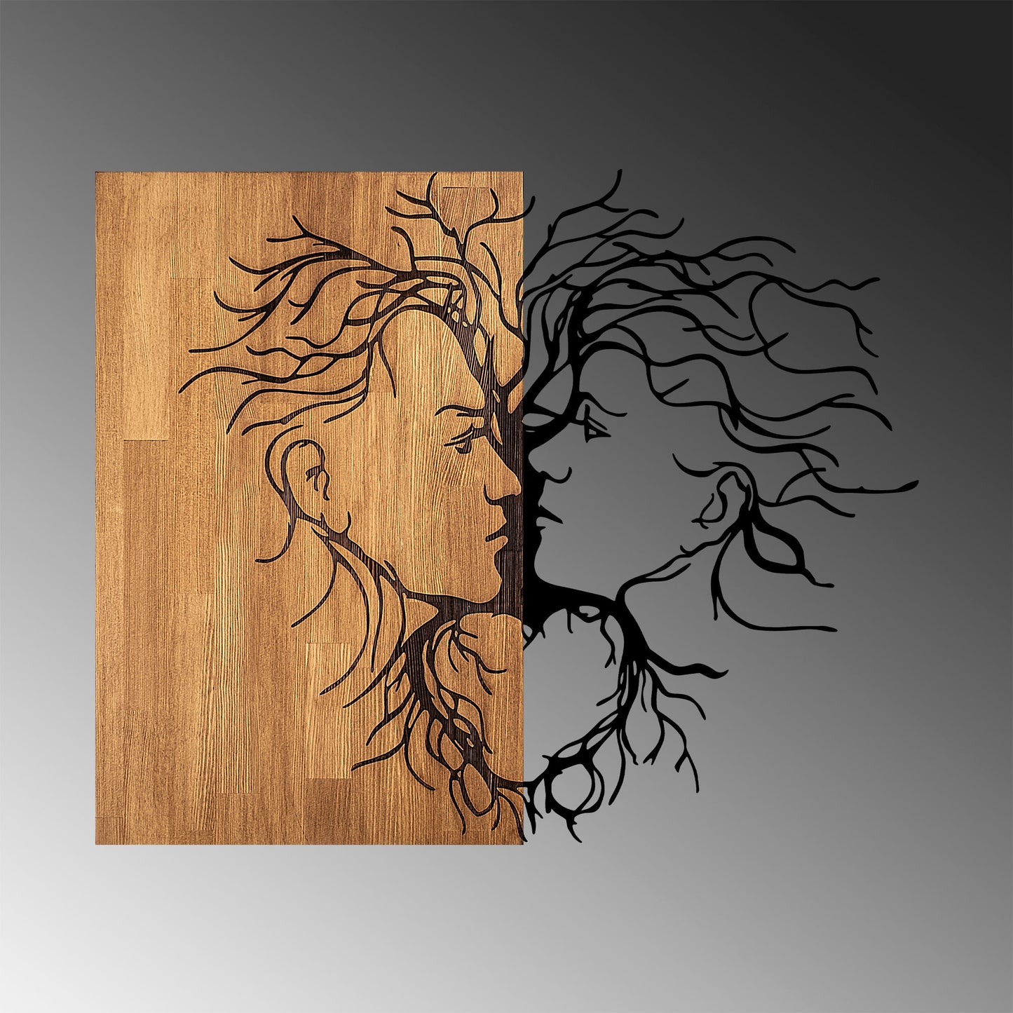 Drvena zidna dekoracija, Love - 315