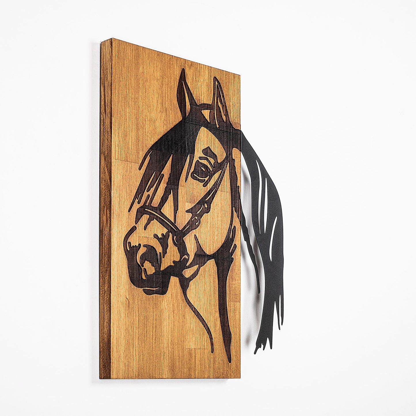 Drvena zidna dekoracija, Horse - 317