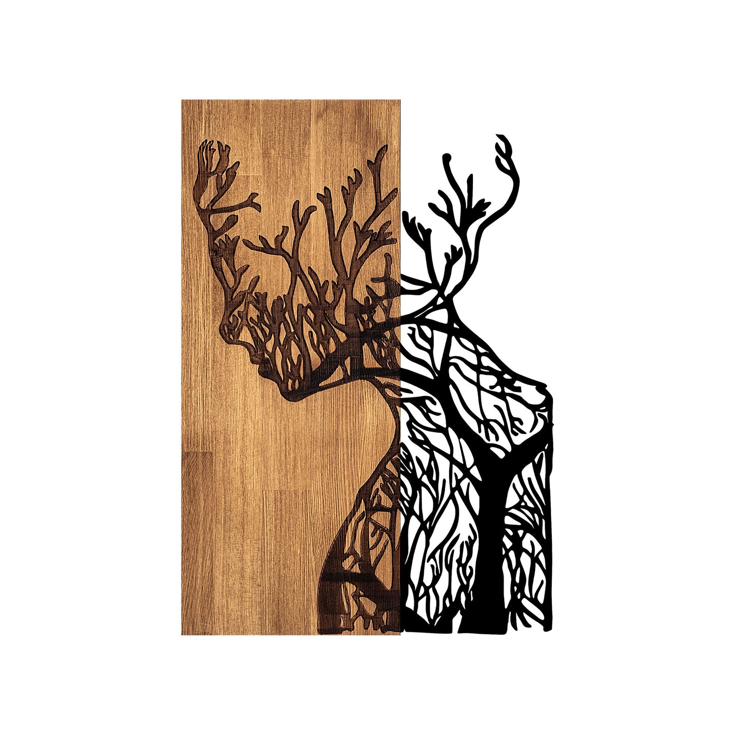 Drvena zidna dekoracija, Tree Woman - 318