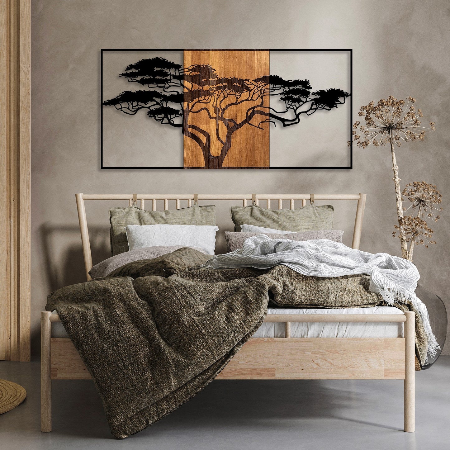 Drvena zidna dekoracija, Acacia Tree - 328