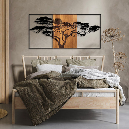 Drvena zidna dekoracija, Acacia Tree - 328