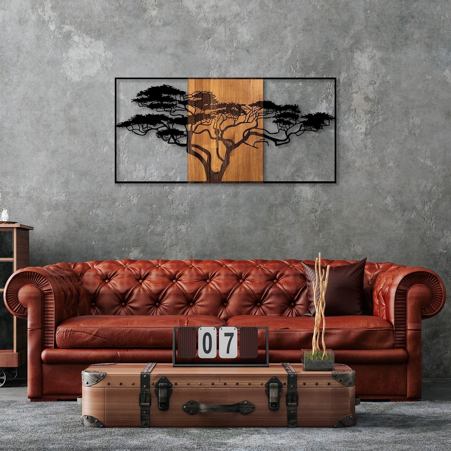 Drvena zidna dekoracija, Acacia Tree - 328