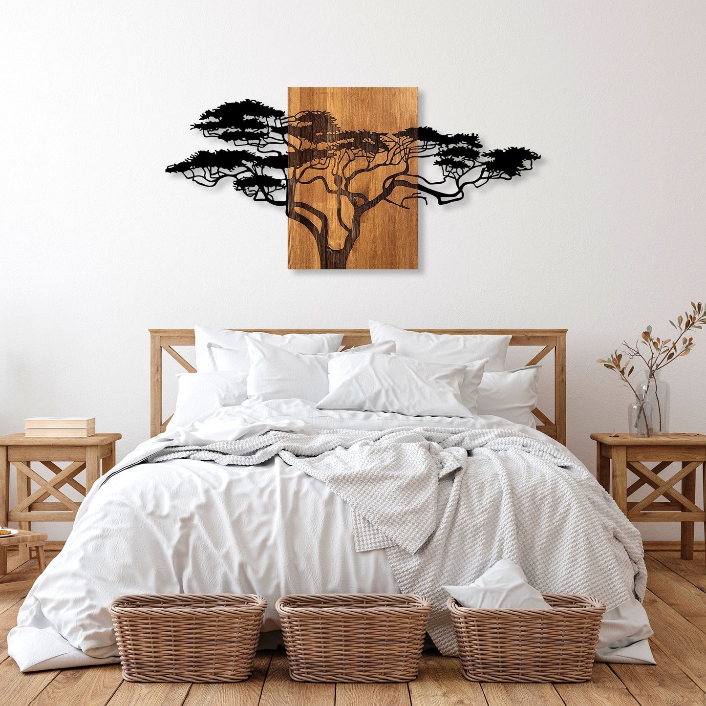 Drvena zidna dekoracija, Acacia Tree - 329