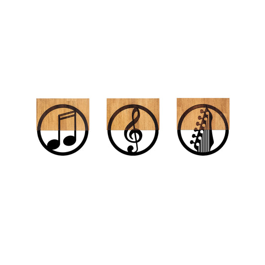 Drvena zidna dekoracija, Just Music - 334