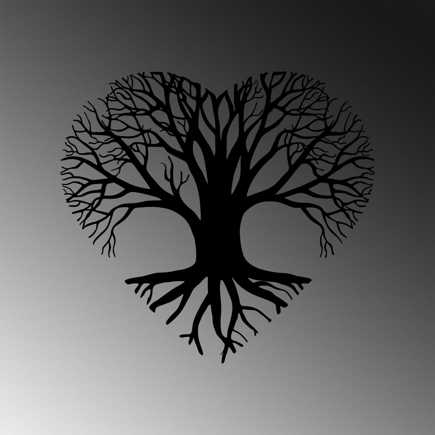 Metalna zidna dekoracija, Love Tree - 264