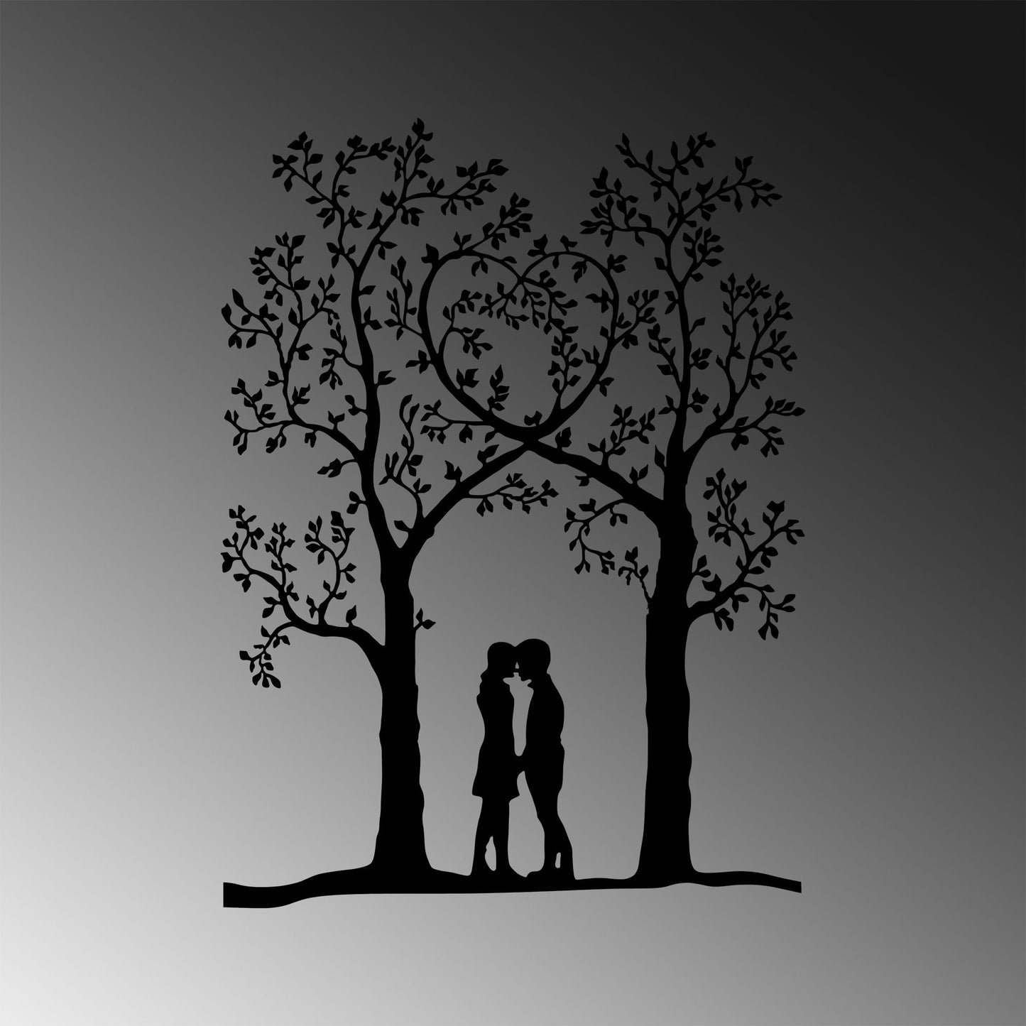 Metalna zidna dekoracija, Love Garden - 270