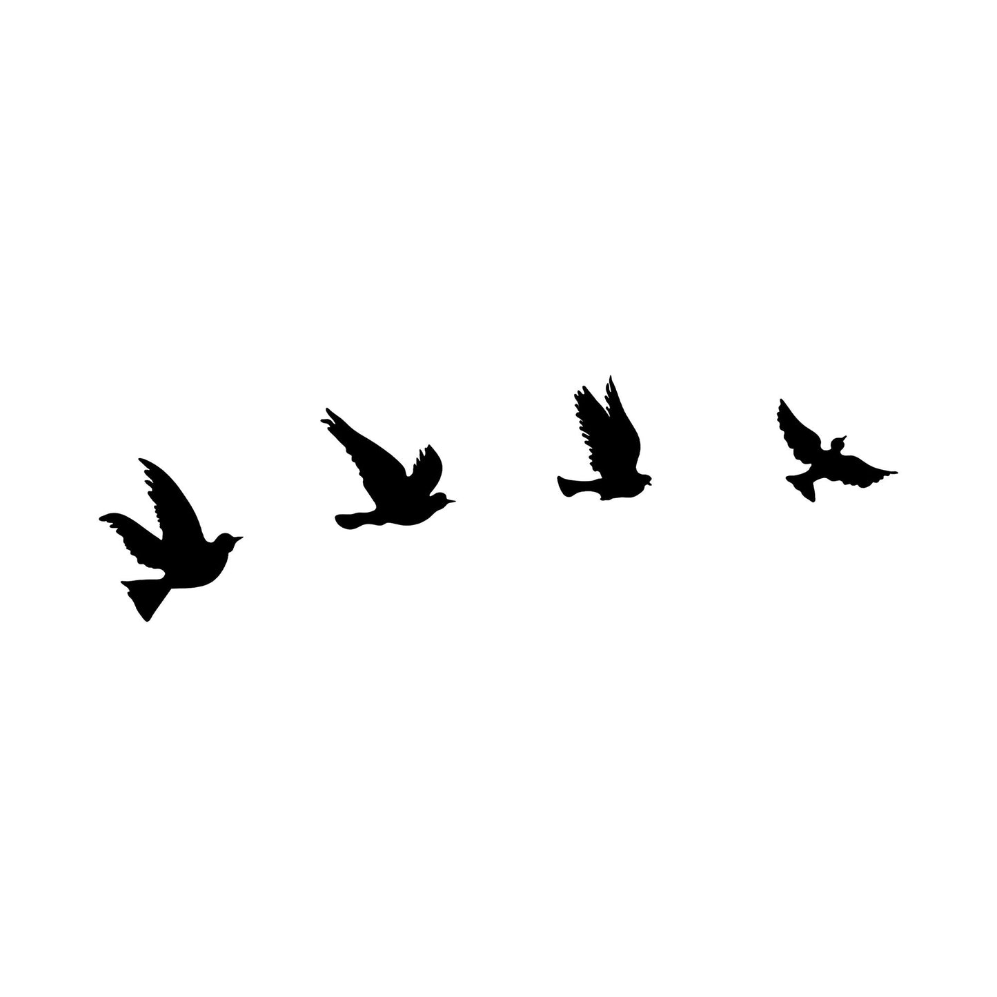Metalna zidna dekoracija, Pigeons - 289