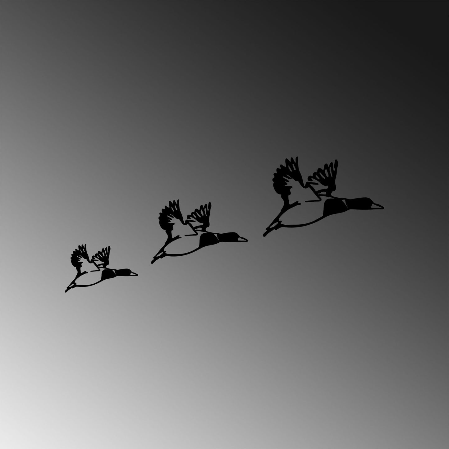 Metalna zidna dekoracija, Ducks - 290
