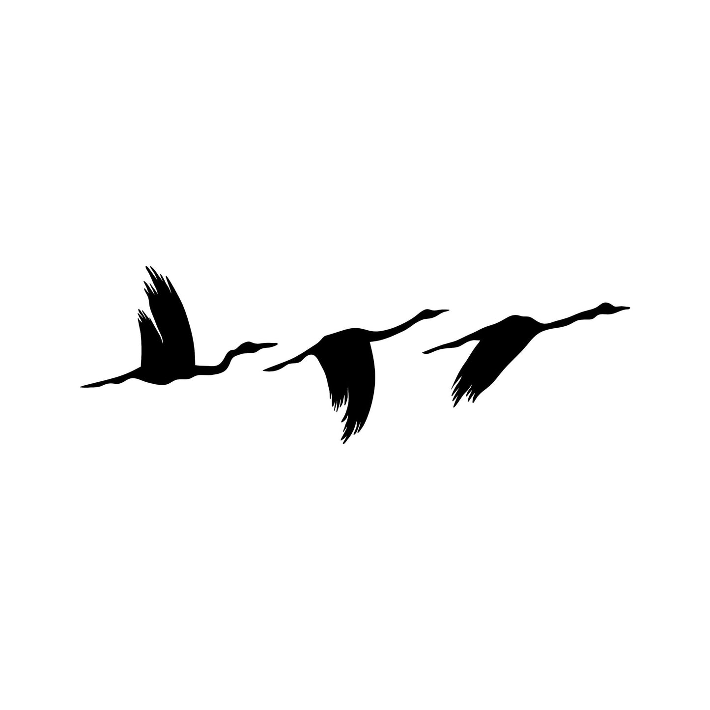 Metalna zidna dekoracija, Migrant Birds - 291