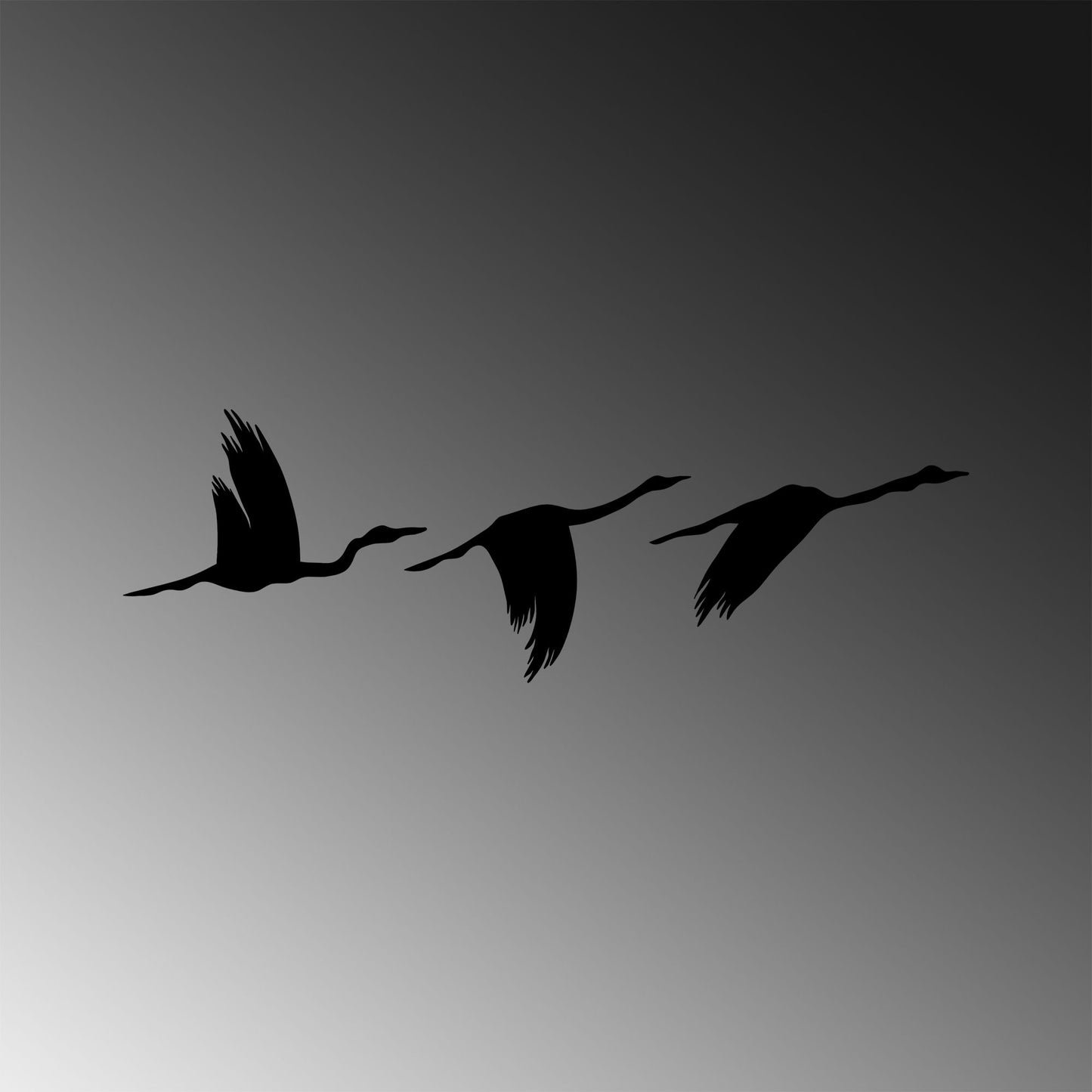 Metalna zidna dekoracija, Migrant Birds - 291