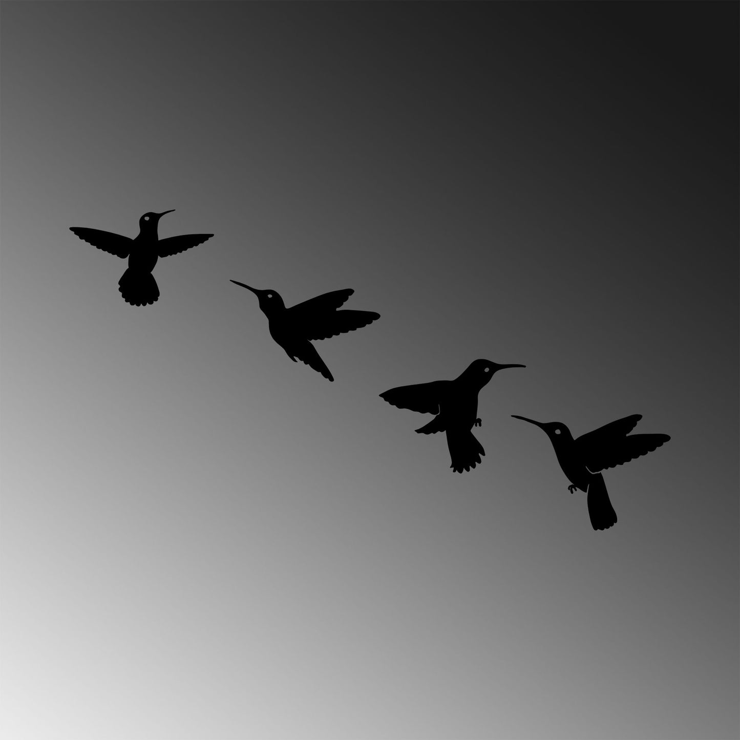 Metalna zidna dekoracija, Birds - 292