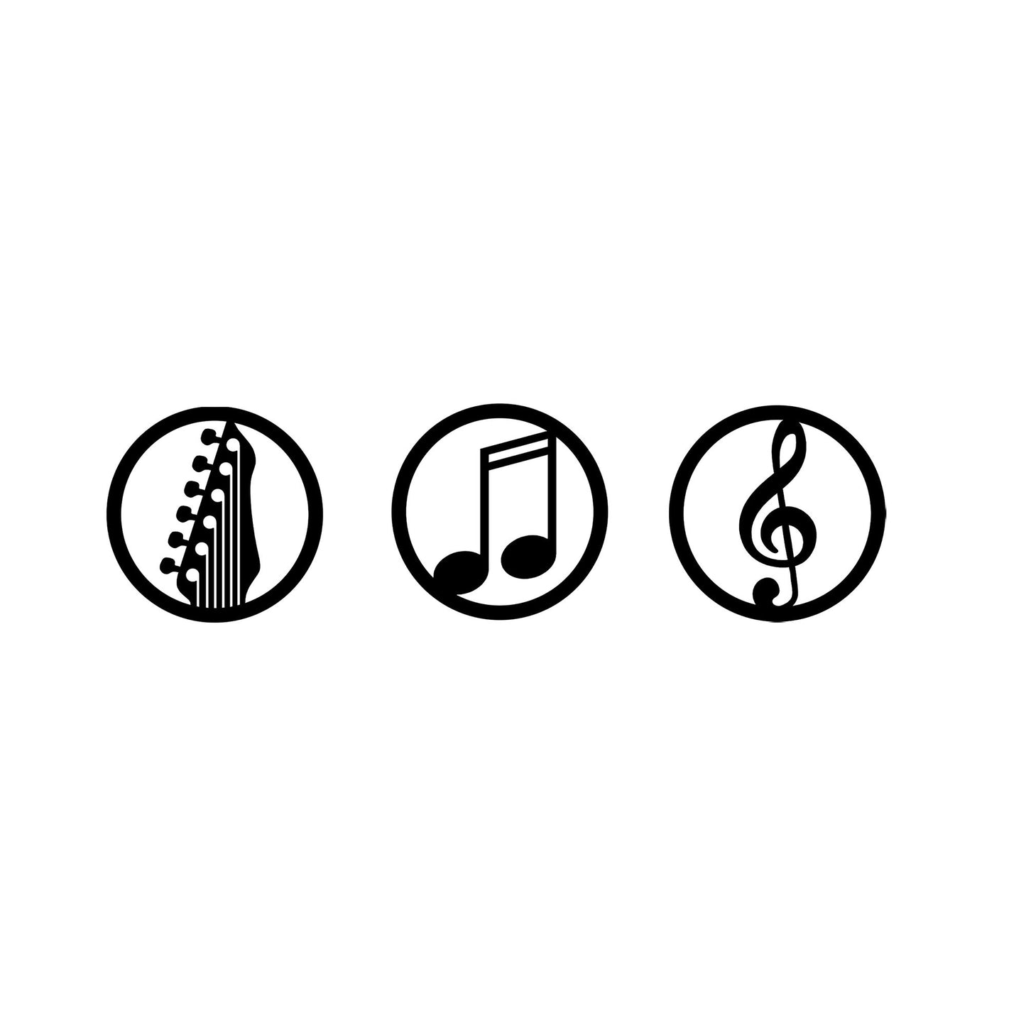 Metalna zidna dekoracija, Just Music - 295