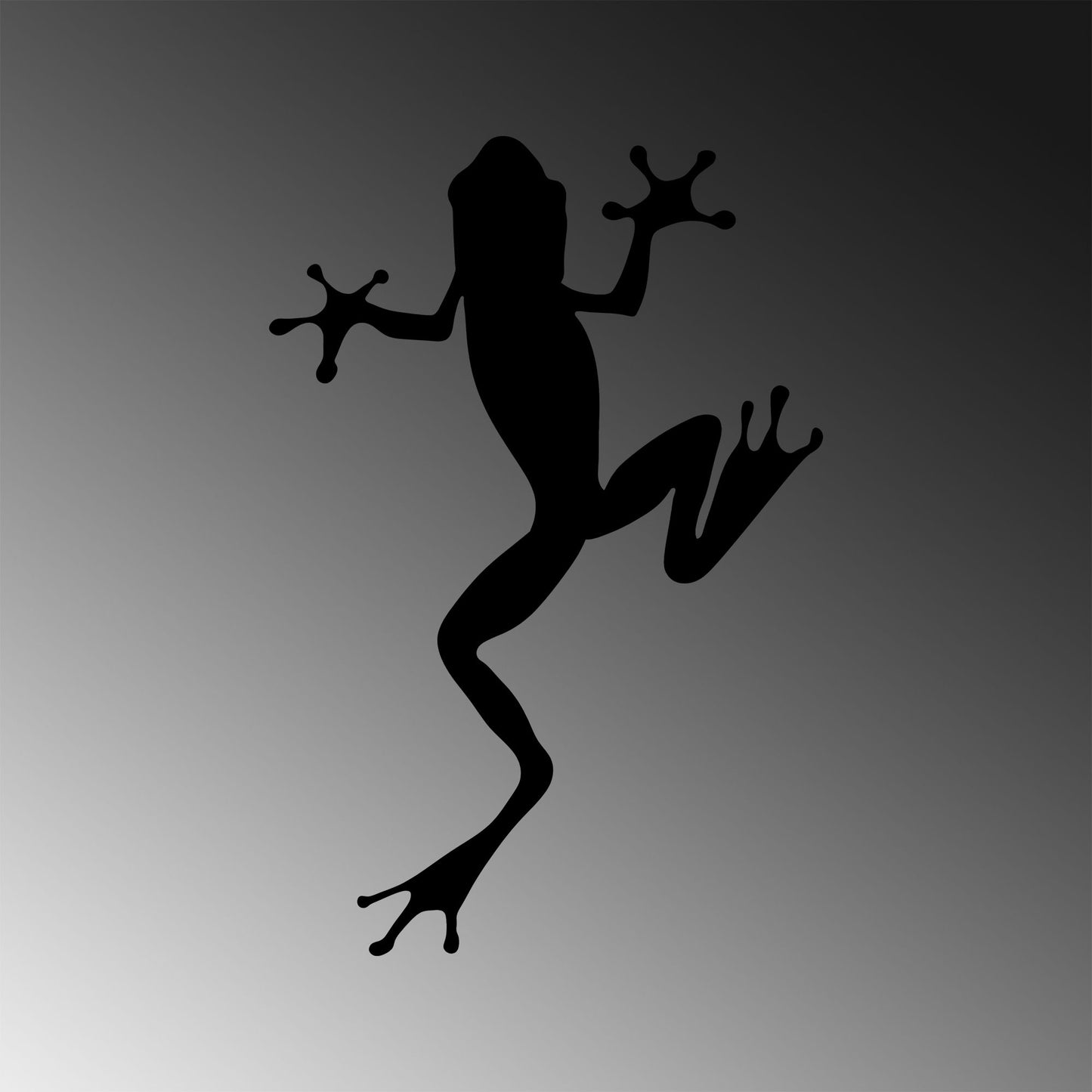 Metalna zidna dekoracija, Frog - 296