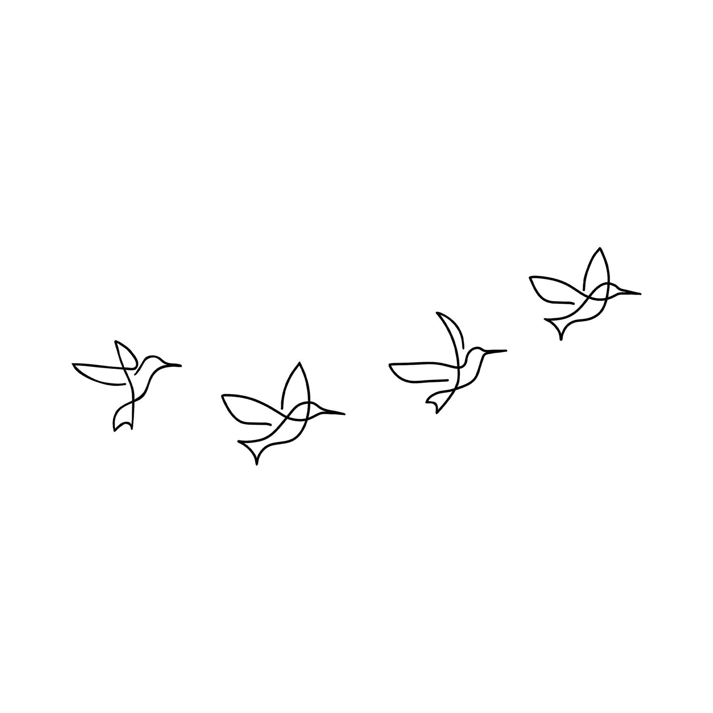 Metalna zidna dekoracija, Birds - 304
