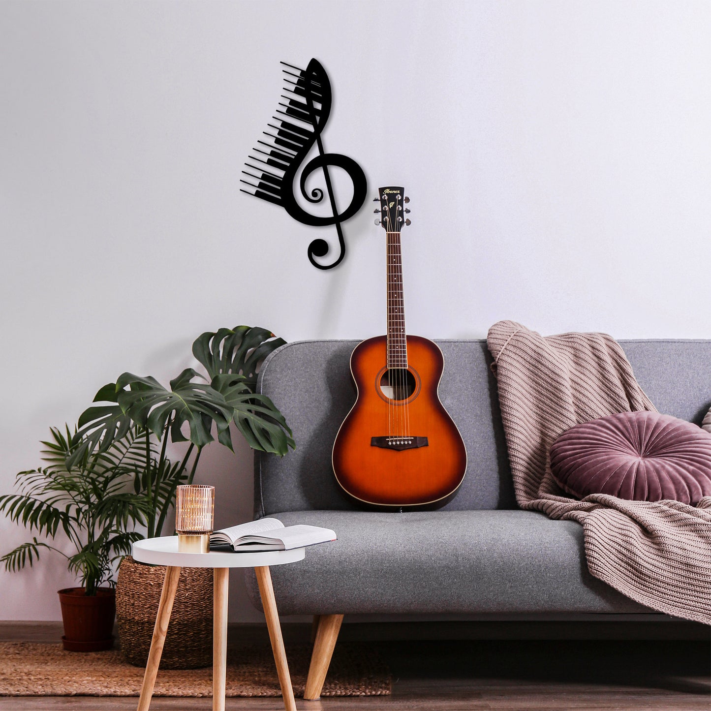 Metalna zidna dekoracija, Musical - 309