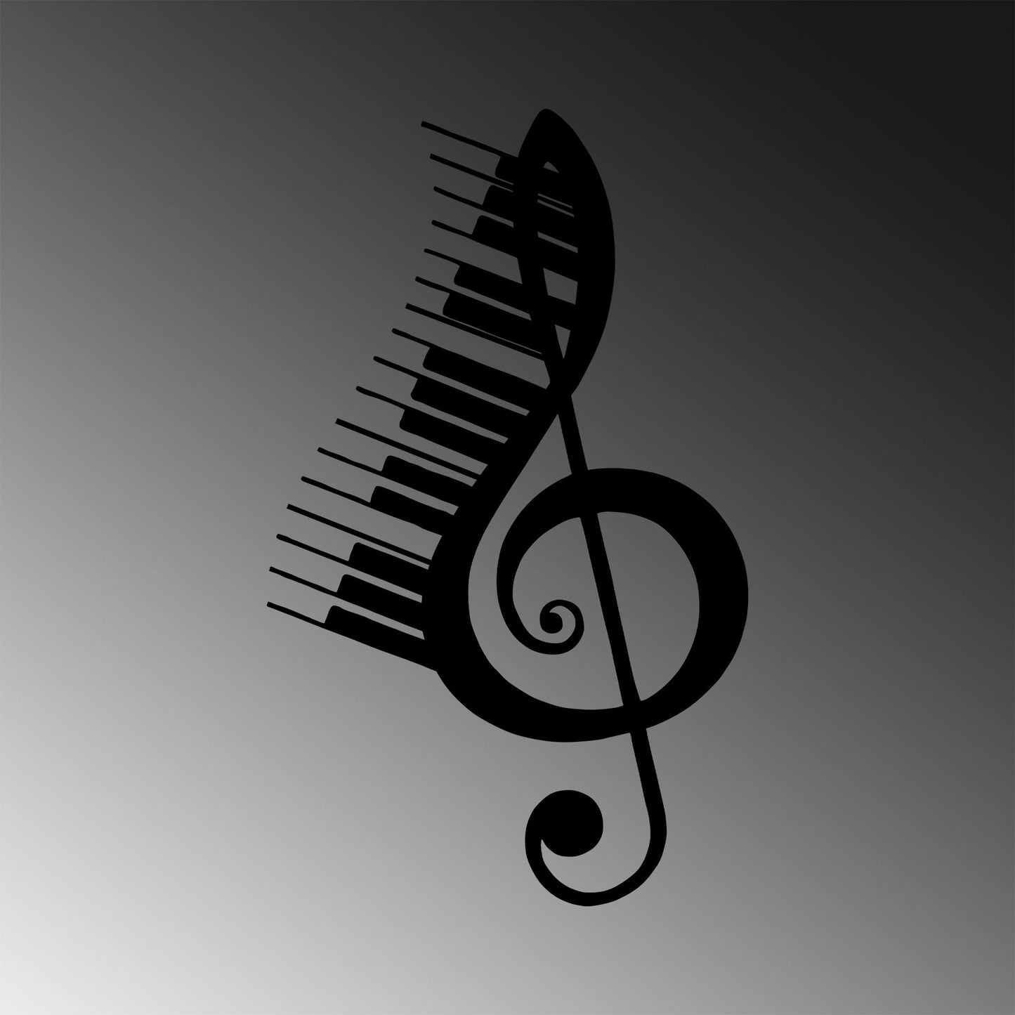 Metalna zidna dekoracija, Musical - 309