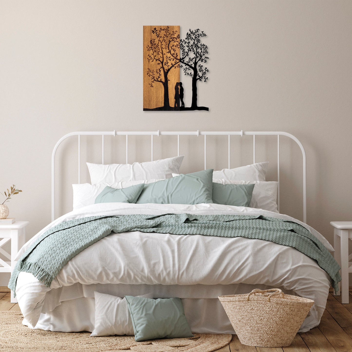 Drvena zidna dekoracija, Love Under The Tree