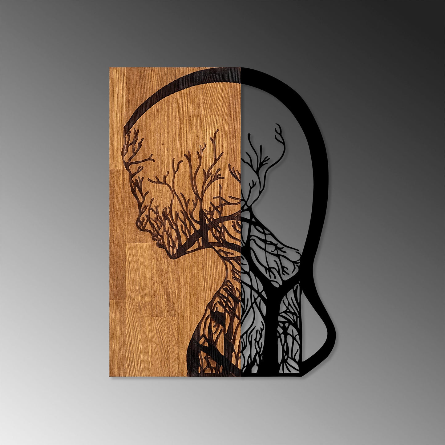 Drvena zidna dekoracija, Tree Woman