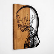 Drvena zidna dekoracija, Tree Woman