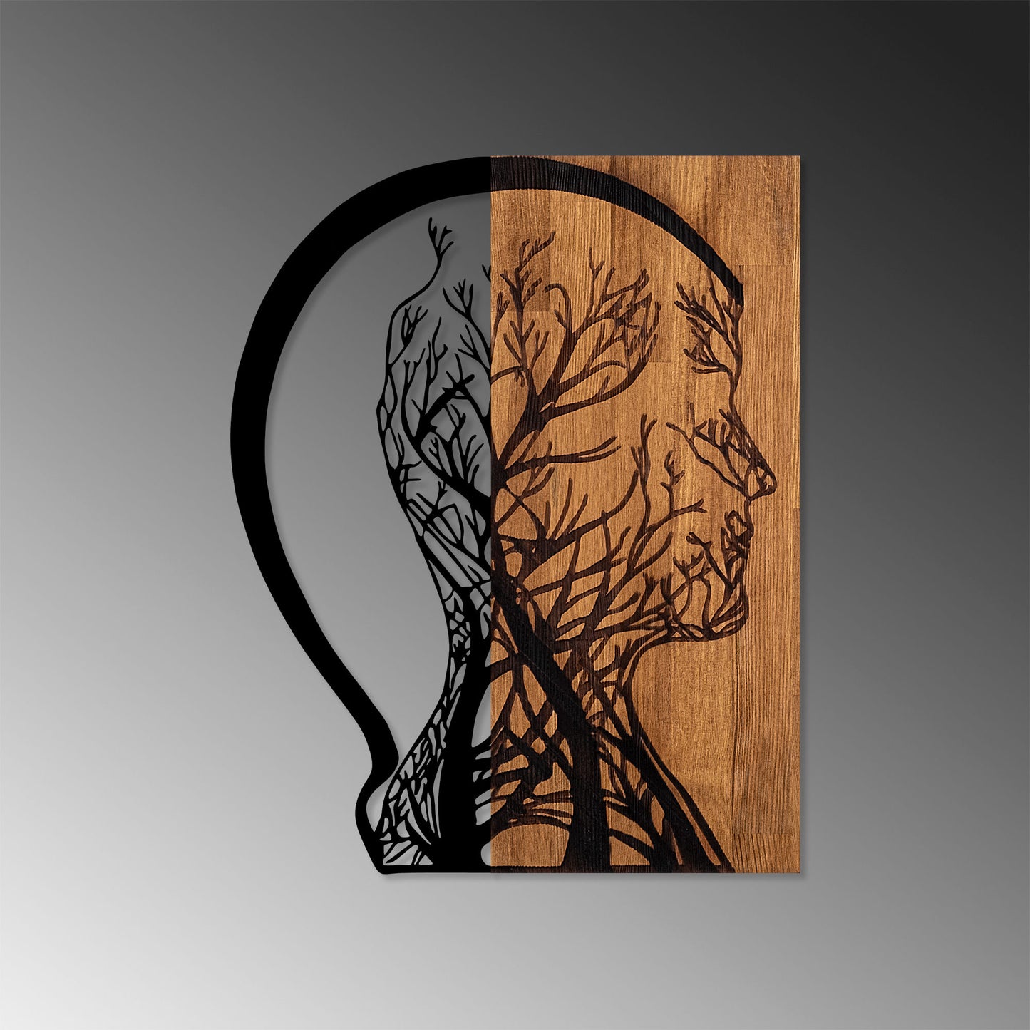 Drvena zidna dekoracija, Tree Man